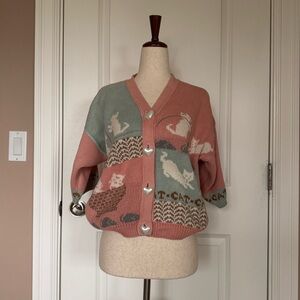 Sweater Loft Pink Knit Top